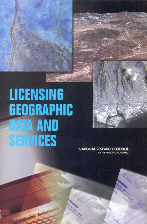 Book cover of Licensing Geographic Data And Services