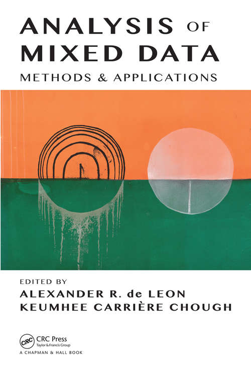 Book cover of Analysis of Mixed Data: Methods & Applications (1)