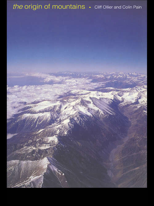 Book cover of The Origin of Mountains