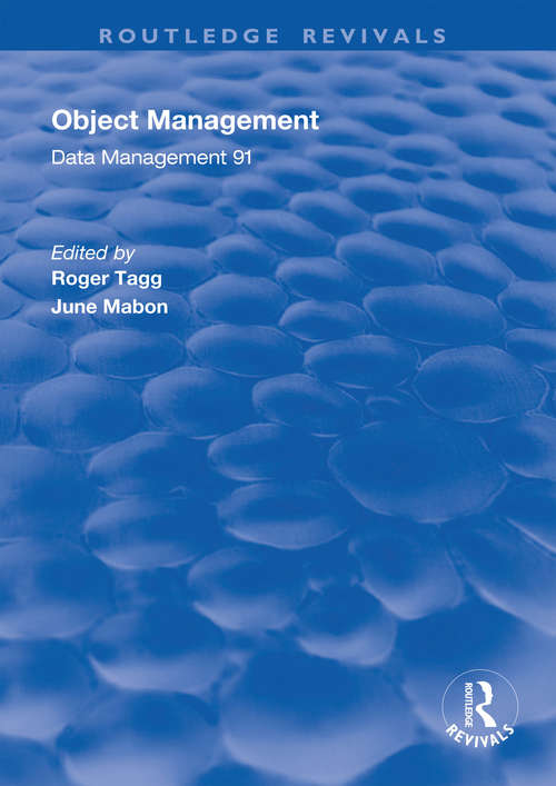 Book cover of Object Management (Routledge Revivals)