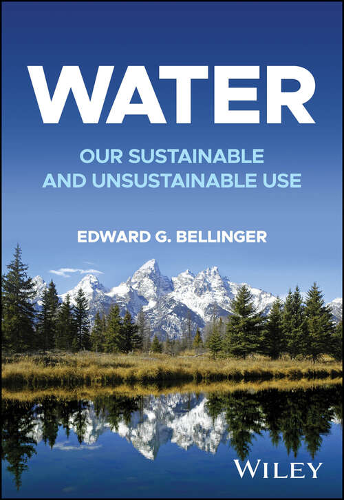 Book cover of Water: Our Sustainable and Unsustainable Use