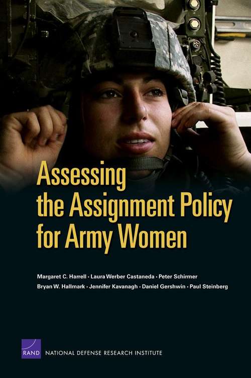 Book cover of Assessing the Assignment Policy for Army Women