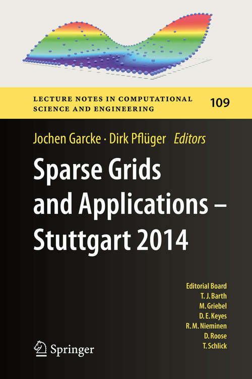 Book cover of Sparse Grids and Applications - Stuttgart 2014