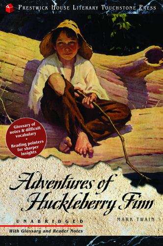 Book cover of The Adventures of Huckleberry Finn