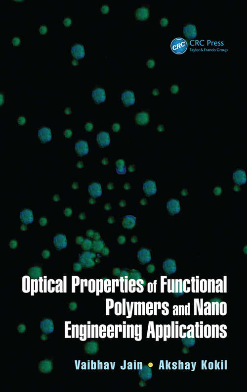 Book cover of Optical Properties of Functional Polymers and Nano Engineering Applications (Nanotechnology and Application Series)