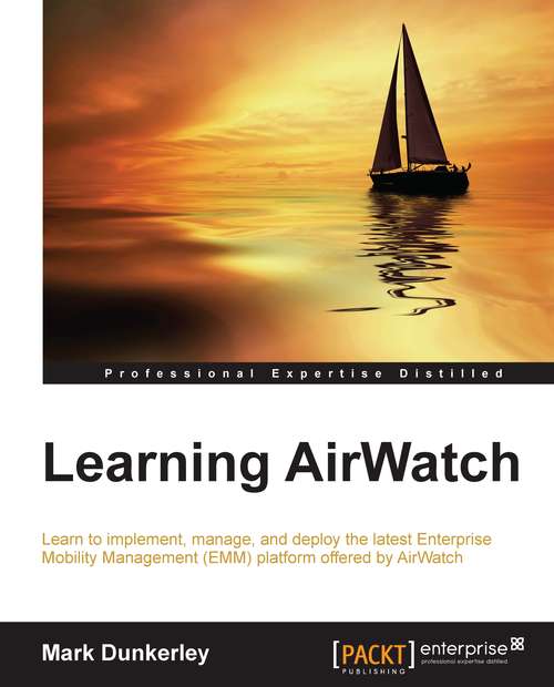 Book cover of Learning AirWatch