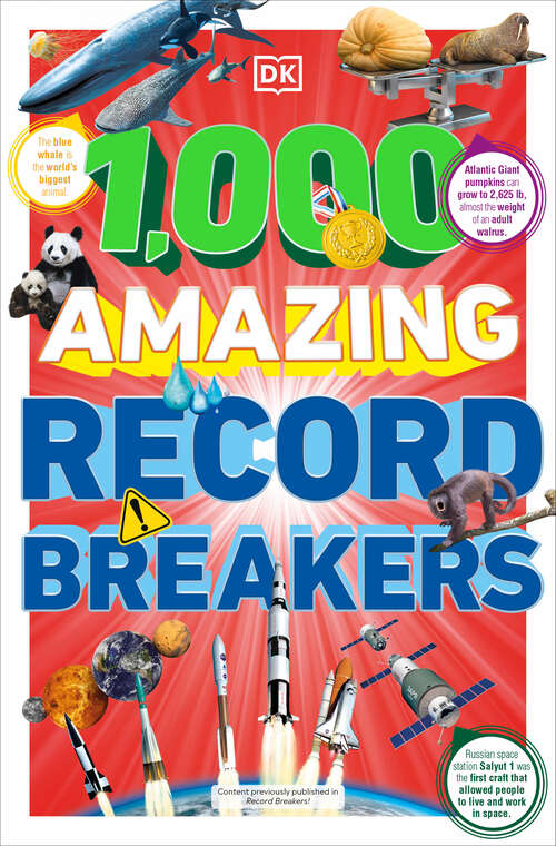 Book cover of 1,000 Amazing Record Breakers (DK 1,000 Amazing Facts)