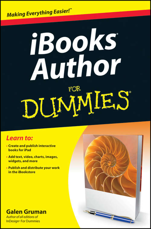 Book cover of iBooks Author For Dummies