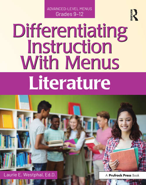 Book cover of Differentiating Instruction With Menus: Literature (Grades 9-12) (2)