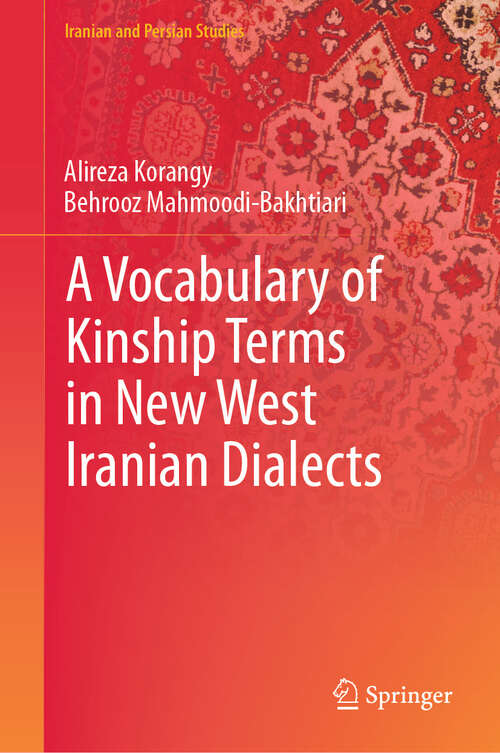 Book cover of A Vocabulary of Kinship Terms in New West Iranian Dialects (Iranian and Persian Studies)