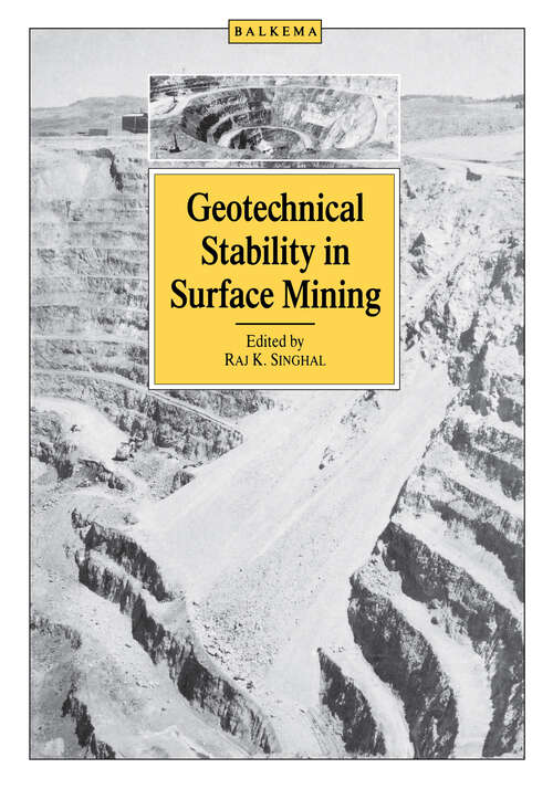 Book cover of Geotechnical Stability in Surface Mining