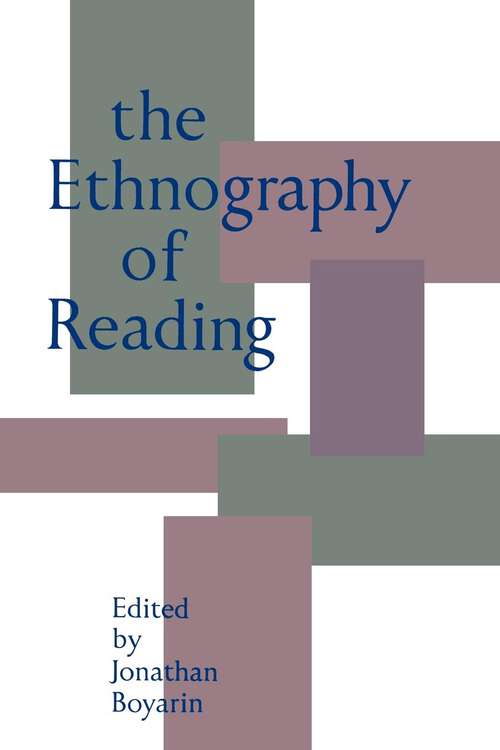 Book cover of The Ethnography of Reading