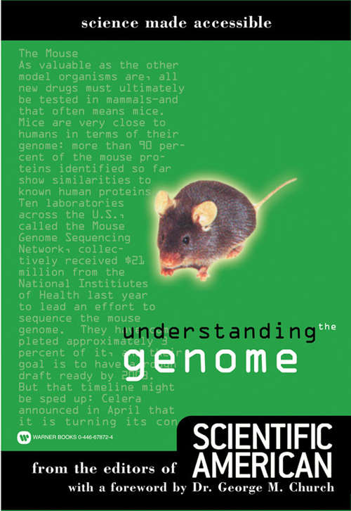 Book cover of Understanding the Genome