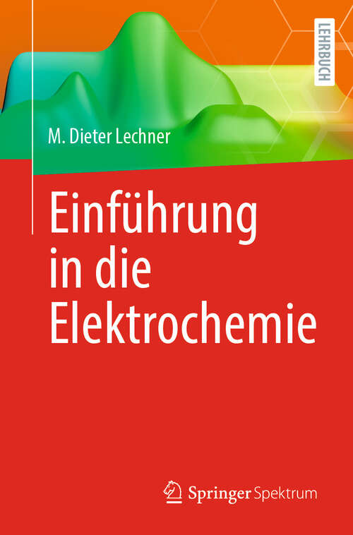 Book cover of Einführung in die Elektrochemie (2024)