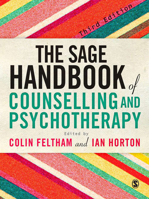 Book cover of The SAGE Handbook of Counselling and Psychotherapy