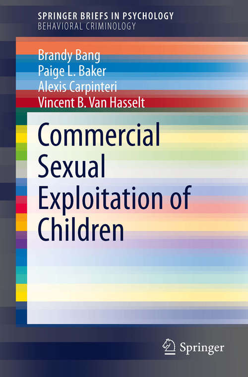 Book cover of Commercial Sexual Exploitation of Children (SpringerBriefs in Psychology)