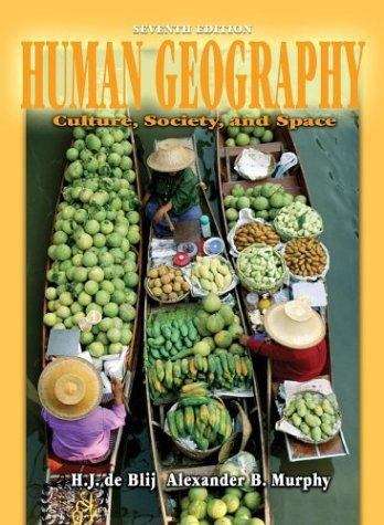 Book cover of Human Geography: Culture, Society, and Space