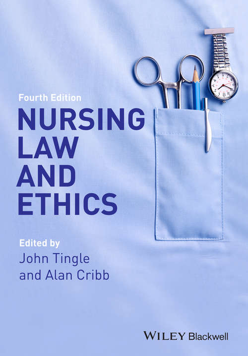 Book cover of Nursing Law and Ethics