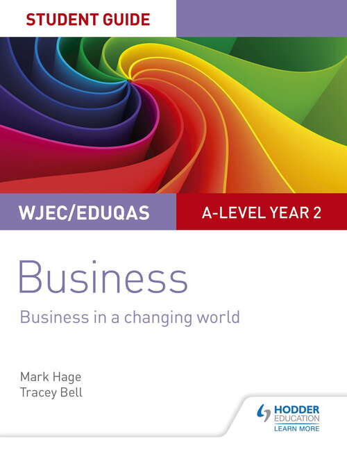 Book cover of WJEC/Eduqas A-level Year 2 Business Student Guide 4: Changing World Epub
