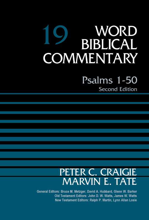 Book cover of Psalms 1-50, Volume 19: Second Edition (2) (Word Biblical Commentary #19)