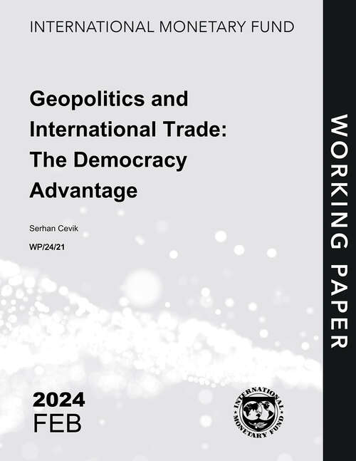 Book cover of Geopolitics and International Trade: The Democracy Advantage