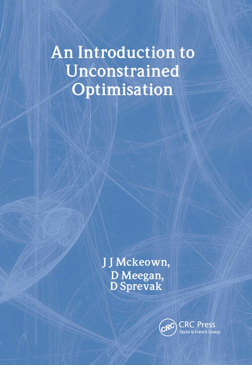 Book cover of An Introduction to Unconstrained Optimisation