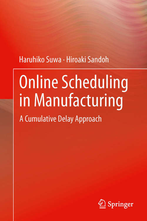 Book cover of Online Scheduling in Manufacturing