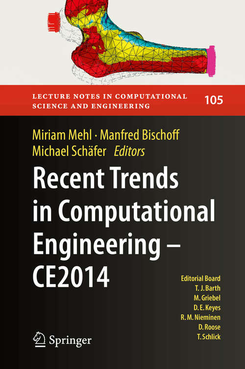 Book cover of Recent Trends in Computational Engineering - CE2014