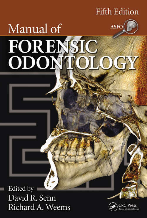 Book cover of Manual of Forensic Odontology