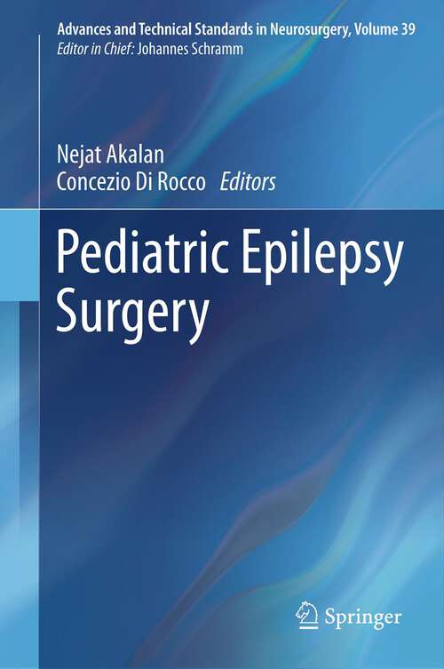 Book cover of Pediatric Epilepsy Surgery