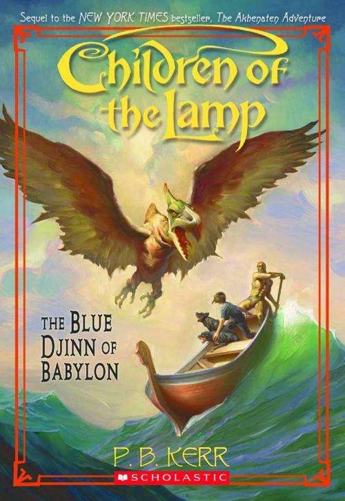 Book cover of The Blue Djinn Of Babylon (Children of the Lamp #2)