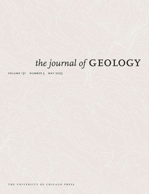 Book cover of The Journal of Geology, volume 131 number 3 (May 2023)