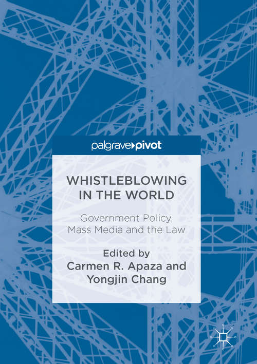 Book cover of Whistleblowing in the World