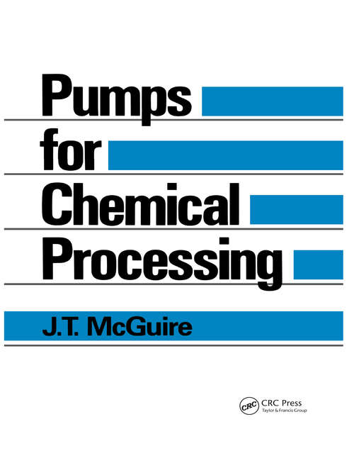 Book cover of Pumps for Chemical Processing