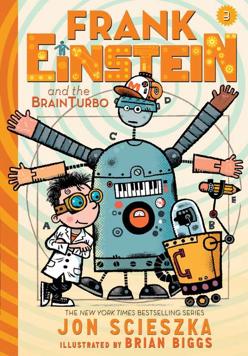 Book cover of Frank Einstein and the Brain Turbo