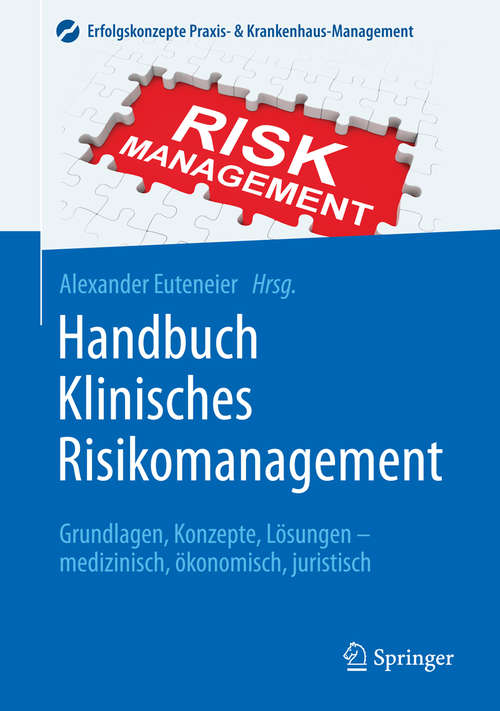 Book cover of Handbuch Klinisches Risikomanagement