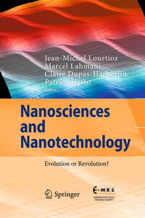 Book cover of Nanosciences and Nanotechnology