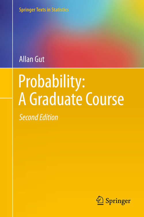 Book cover of Probability: A Graduate Course