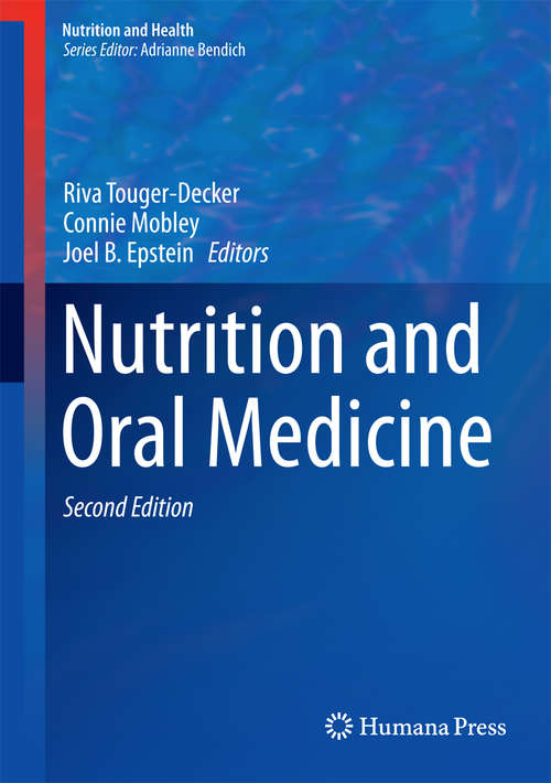 Book cover of Nutrition and Oral Medicine