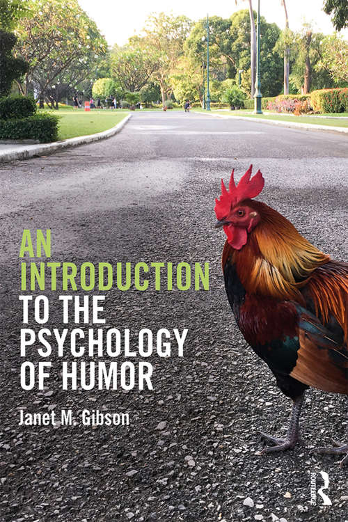 Book cover of An Introduction to the Psychology of Humor