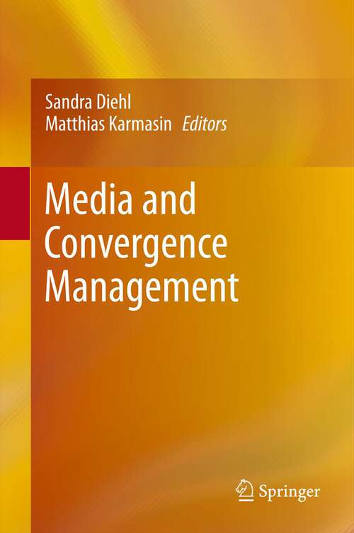 Book cover of Media and Convergence Management