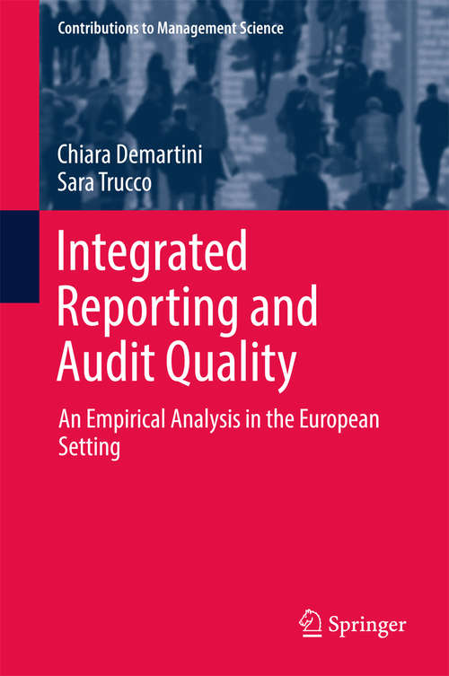 Book cover of Integrated Reporting and Audit Quality