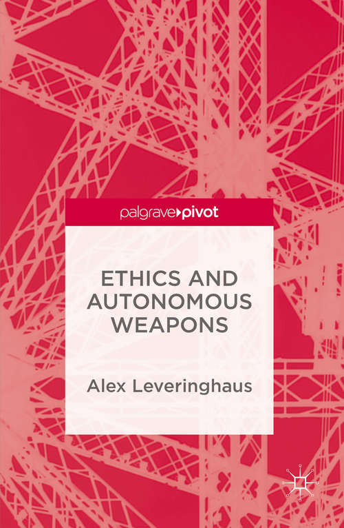 Book cover of Ethics and Autonomous Weapons