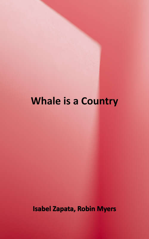 Book cover of A Whale Is a Country