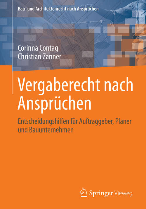 Book cover of Vergaberecht nach Ansprüchen
