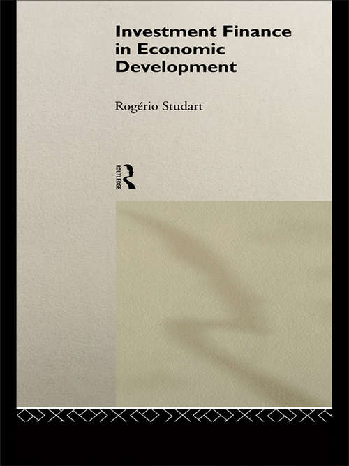 Book cover of Investment Finance in Economic Development