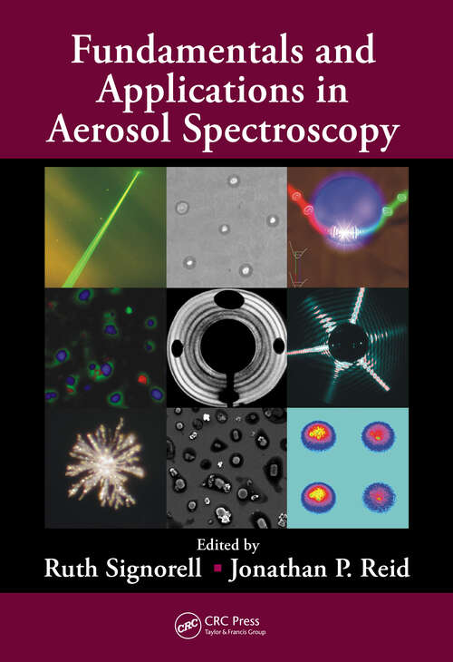 Book cover of Fundamentals and Applications in Aerosol Spectroscopy (1)