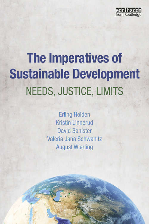 Book cover of The Imperatives of Sustainable Development: Needs, Justice, Limits