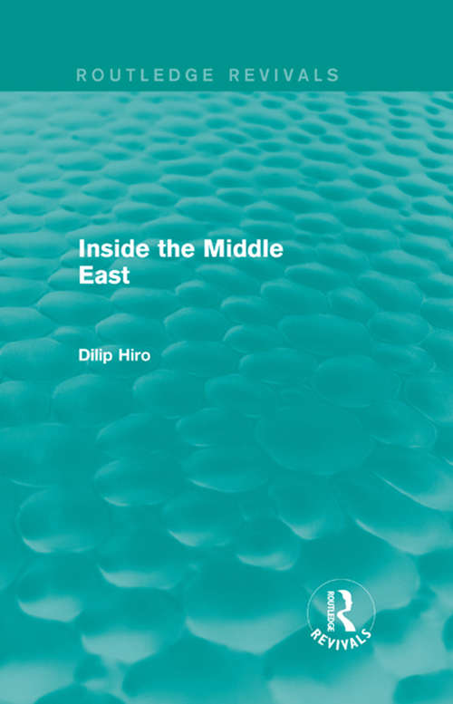 Book cover of Inside the Middle East (Routledge Revivals)