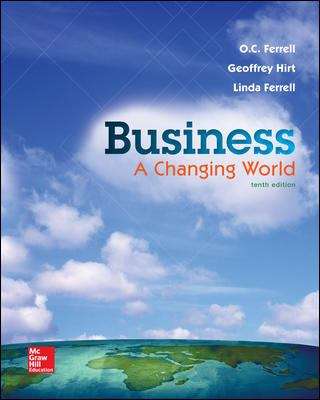 Book cover of Business: A Changing World (Tenth Edition)